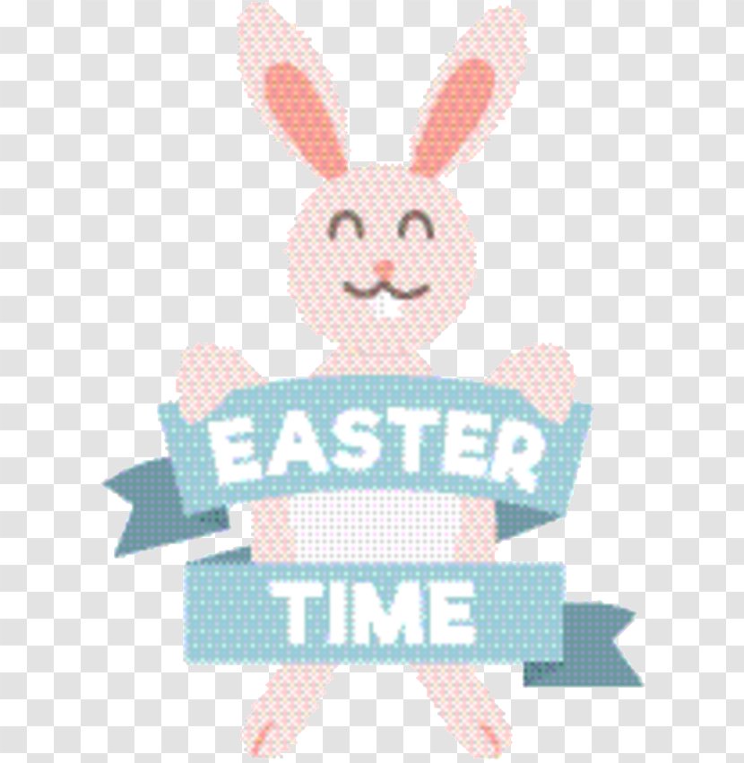 Easter Bunny Background - Rabbits And Hares Pink Transparent PNG