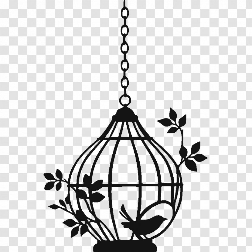 Birdcage Clip Art Vector Graphics - Wall Decal - Wedding Cage Transparent PNG