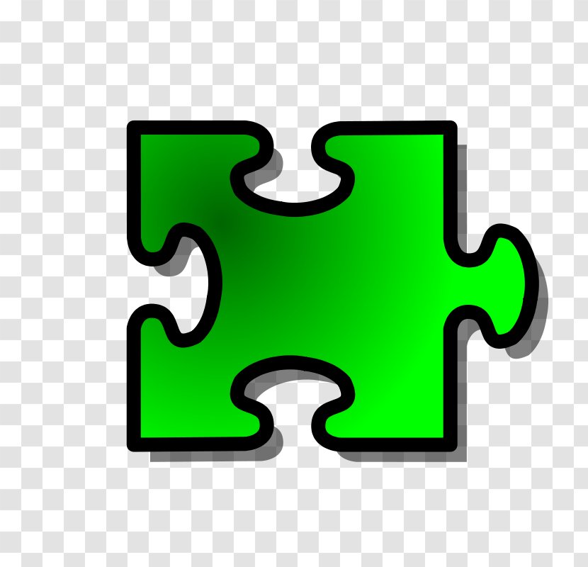 Jigsaw Puzzles Clip Art - Green - Pouty Face Crossword Transparent PNG