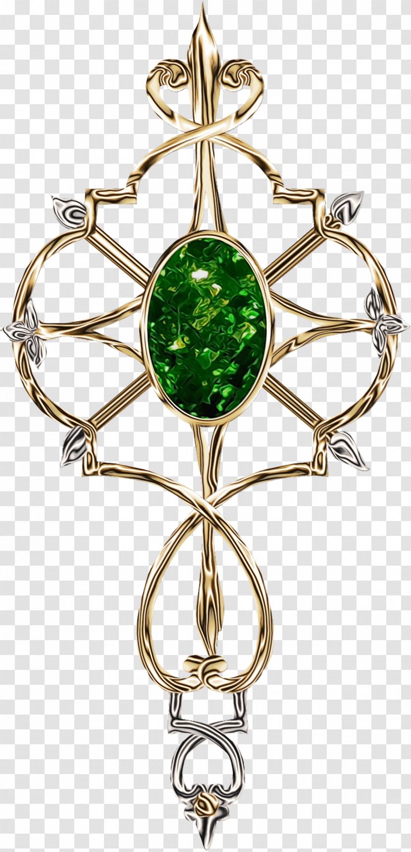 Jewellery Body Jewelry Emerald Green Gemstone Transparent PNG