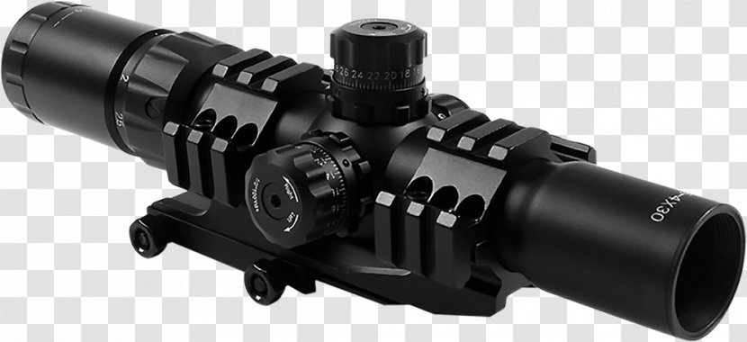 Telescopic Sight Close Quarters Combat Milliradian Firearm Optics - Tree - Flower Transparent PNG