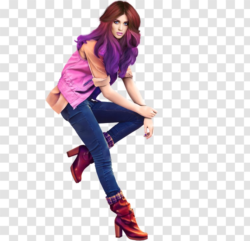 Shoe Leggings Jeans Fashion - Purple Transparent PNG