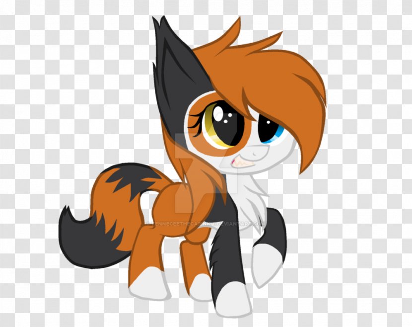 Pony Whiskers Cat Horse Drawing - Cartoon Transparent PNG