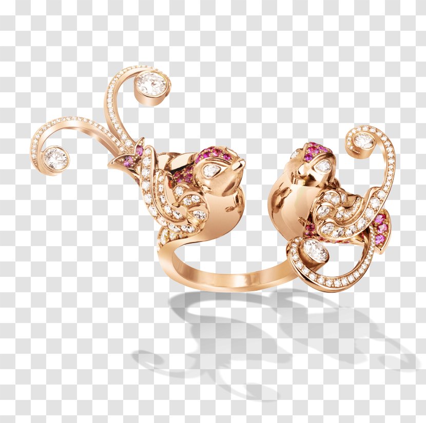 Earring Van Cleef & Arpels Jewellery Gemstone - De Beers - Ring Transparent PNG