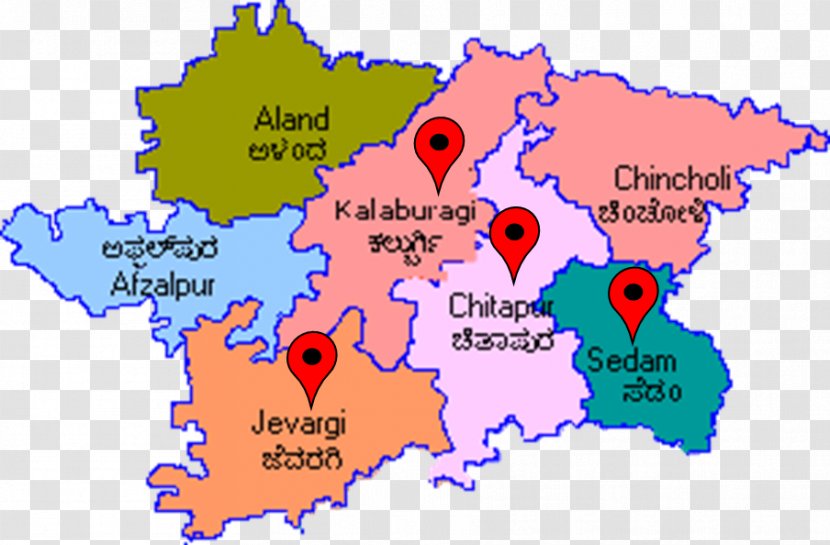 Bijapur Bidar District Chikkaballapura Gulbarga Division Belgaum - Map Transparent PNG