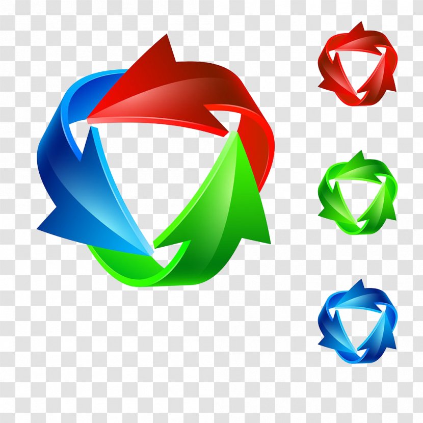 Recycling Symbol Clip Art - Free Content - Color Recycle Logo Transparent PNG