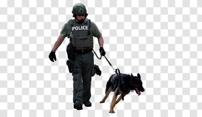 Police Dog Breed Leash - Attack Transparent PNG