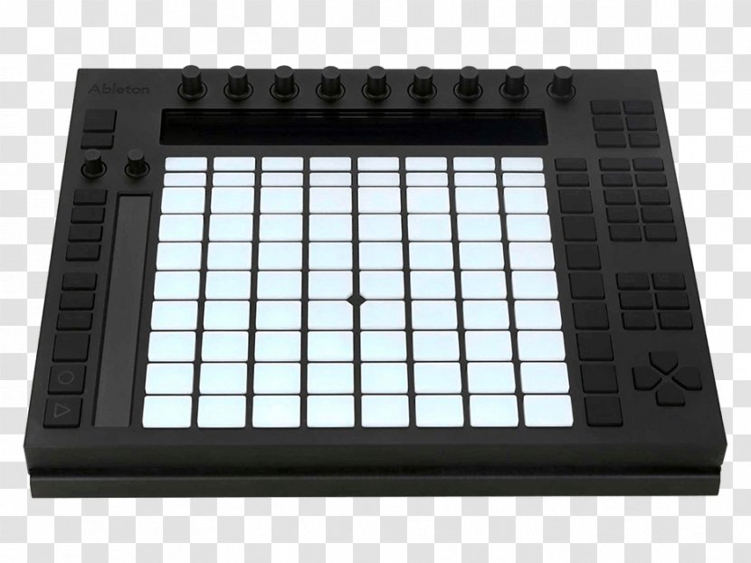 Ableton Push 2 Live MIDI Controllers Computer Software - Silhouette - Musical Instruments Transparent PNG