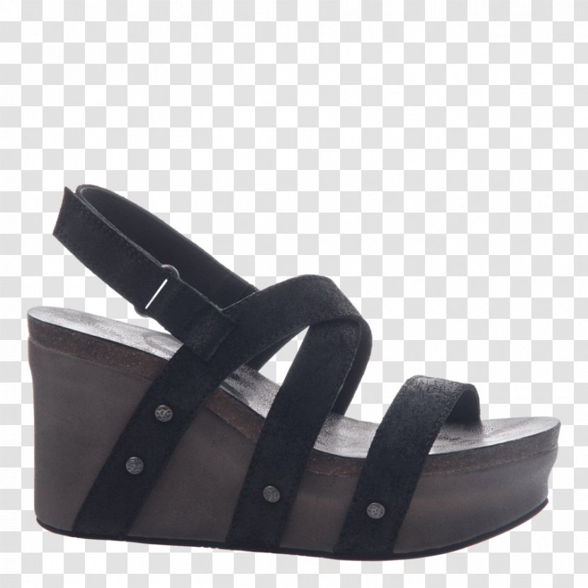 OTBT Women's Sail Wedge Sandal Shoe Suede Product Design - Footwear Transparent PNG
