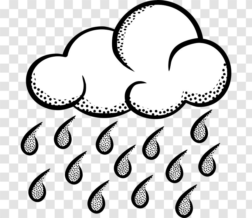 Clip Art Cloud Snow Vector Graphics Openclipart - Monochrome Photography Transparent PNG