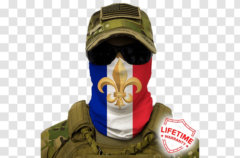 Balaclava Kerchief Neck Gaiter Mask Buff - Headgear - Flag France Transparent PNG