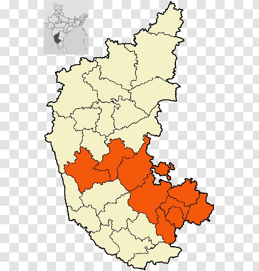 Madikeri Mandya Raichur District Mysore State Kodava People - Ecoregion - India Map Transparent PNG