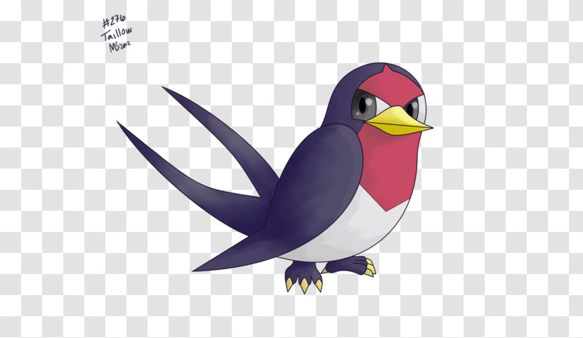 Taillow Swellow Image Evolution - Penguin - Wing Transparent PNG