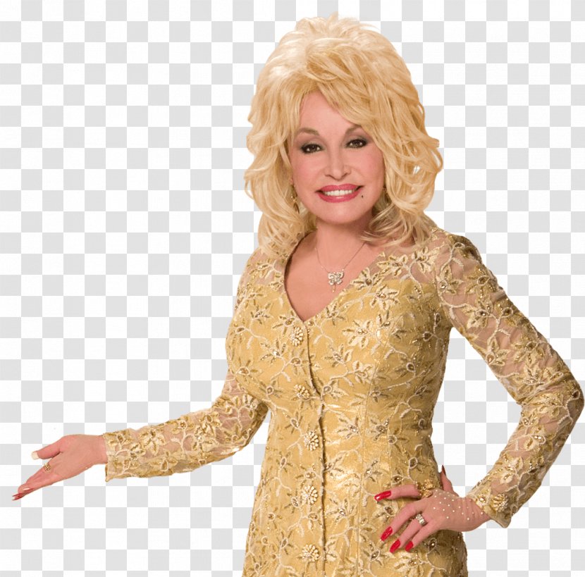 Dolly Parton Blond Hair Coloring Wig - Brown Transparent PNG