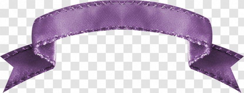 Purple Ribbon Transparent PNG