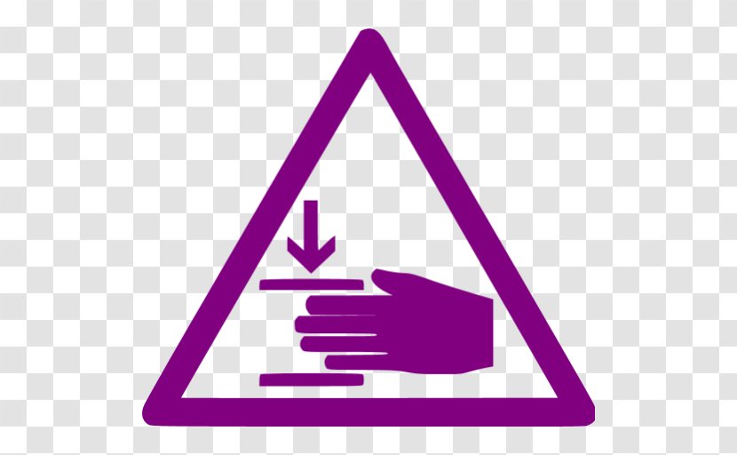 Warning Sign Brīdinājums Warnzeichen Safety Hazard - Icon Pink Purple Transparent PNG