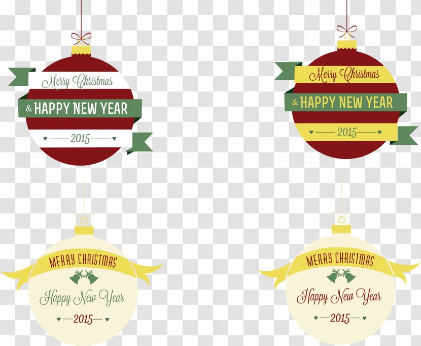 Christmas Ornament New Year Download - Brand - Retro Ball Transparent PNG