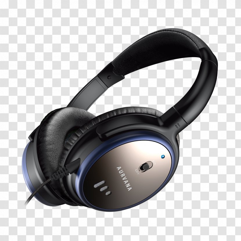 Microphone Active Noise Control Noise-cancelling Headphones Creative Technology Aurvana 51EF054000000 - Audio Transparent PNG