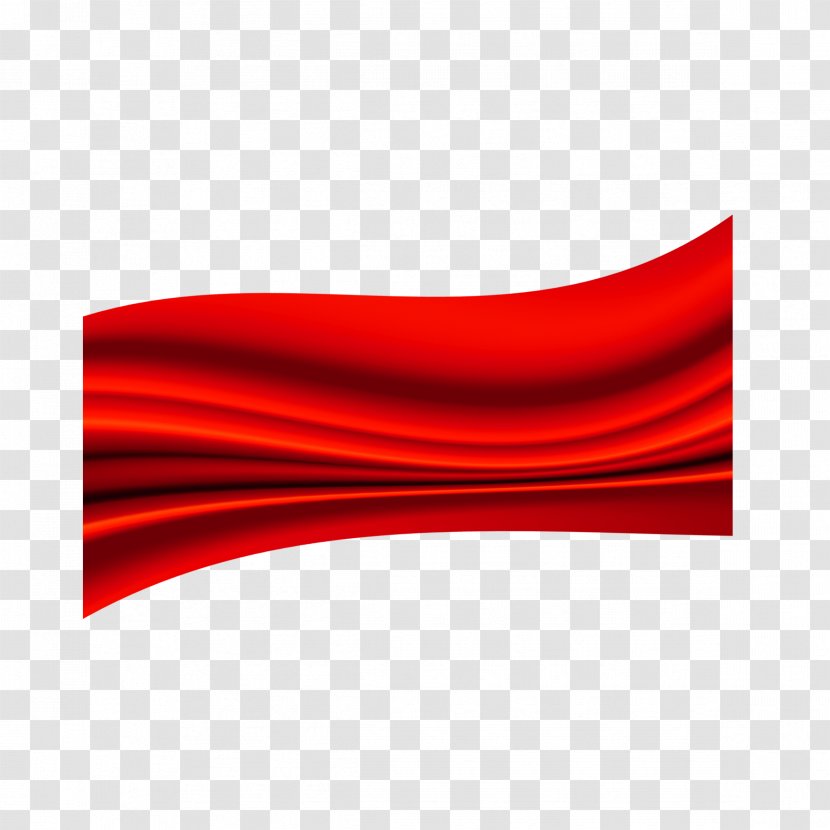 Rectangle - Red Ribbon Transparent PNG