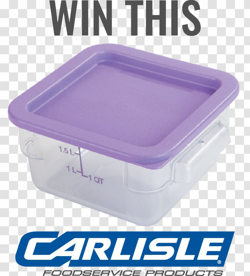 Carlisle Plastic - Purple - Restaurant Equipment Transparent PNG