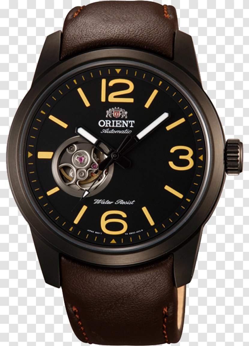 Orient Watch Automatic Clock Leather - Strap Transparent PNG