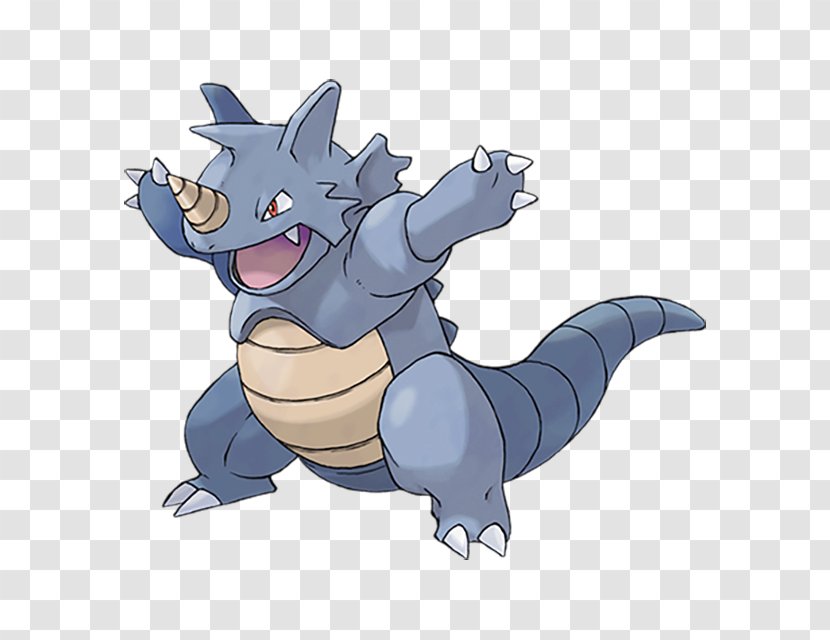 Pokémon Red And Blue GO Rhydon Rhyhorn - Koga - Pokemon Go Transparent PNG