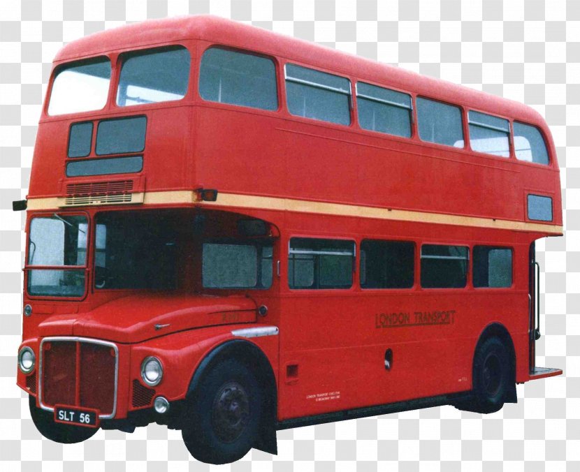 London Double-decker Bus AEC Routemaster - Automotive Exterior - Image Transparent PNG