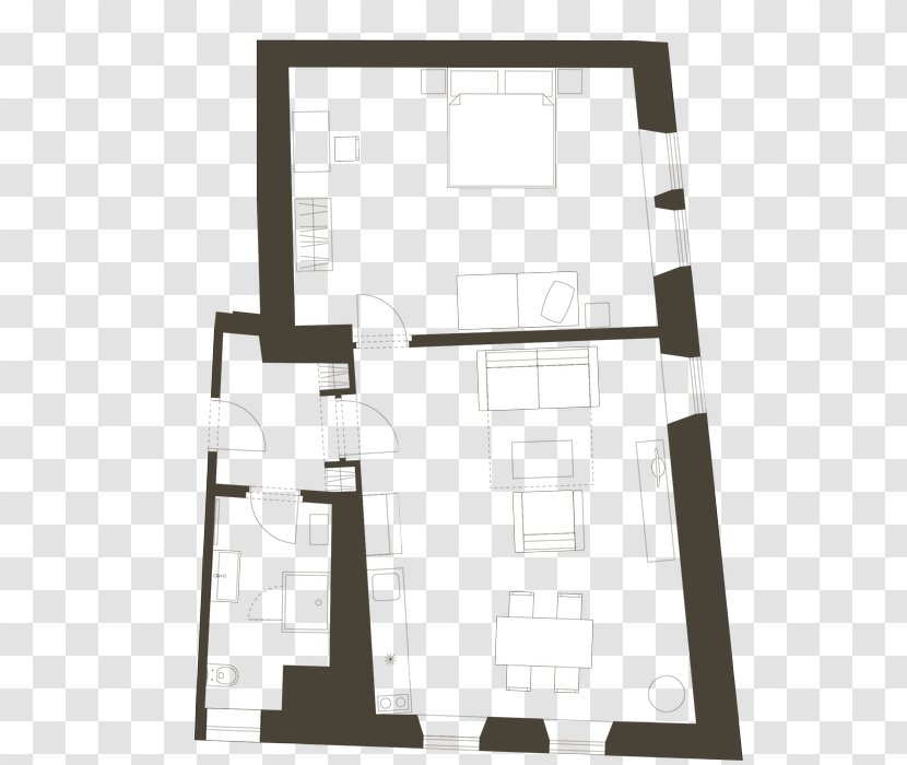 Architecture House Floor Plan - Wc Transparent PNG