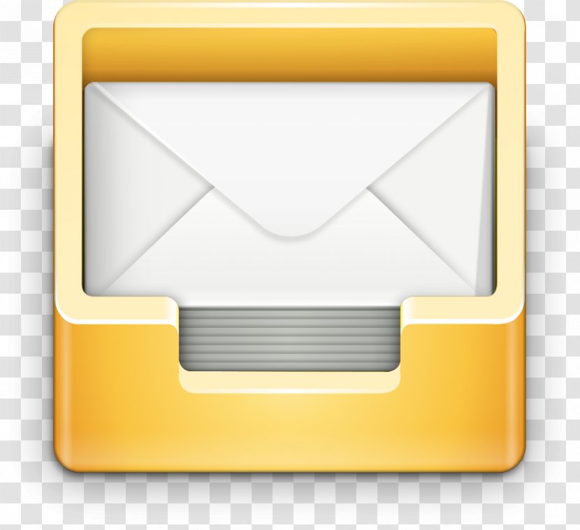 Geary Email Client Computer Software Free - Yellow Transparent PNG