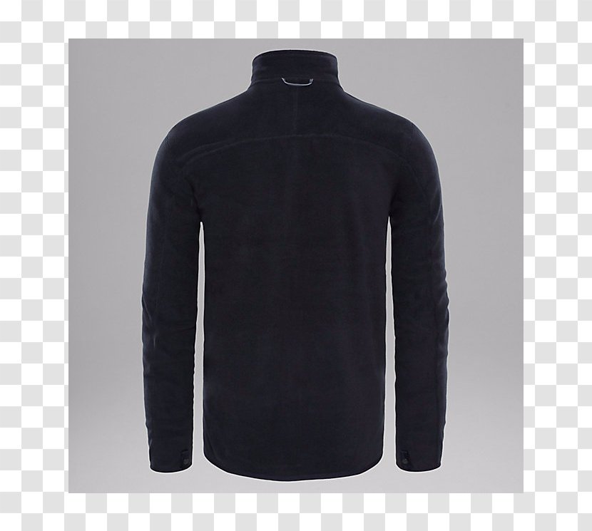 Polar Fleece Sleeve Neck Black M - Long Sleeved T Shirt Transparent PNG