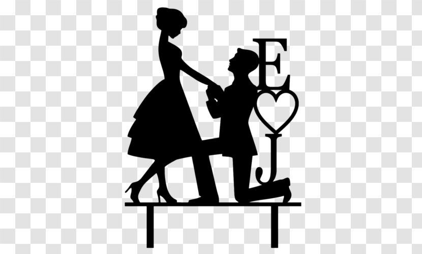 Wedding Cake Topper Frosting & Icing Bridegroom Marriage Proposal Transparent PNG