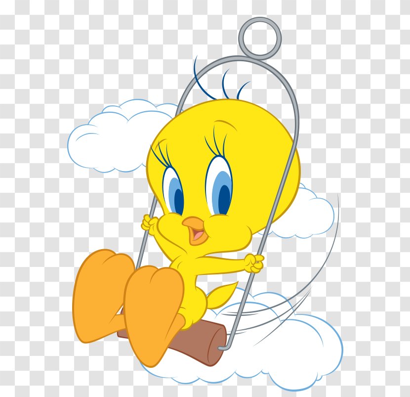 Tweety Looney Tunes Clip Art Cartoon Sylvester - Ear - The Cat Transparent PNG