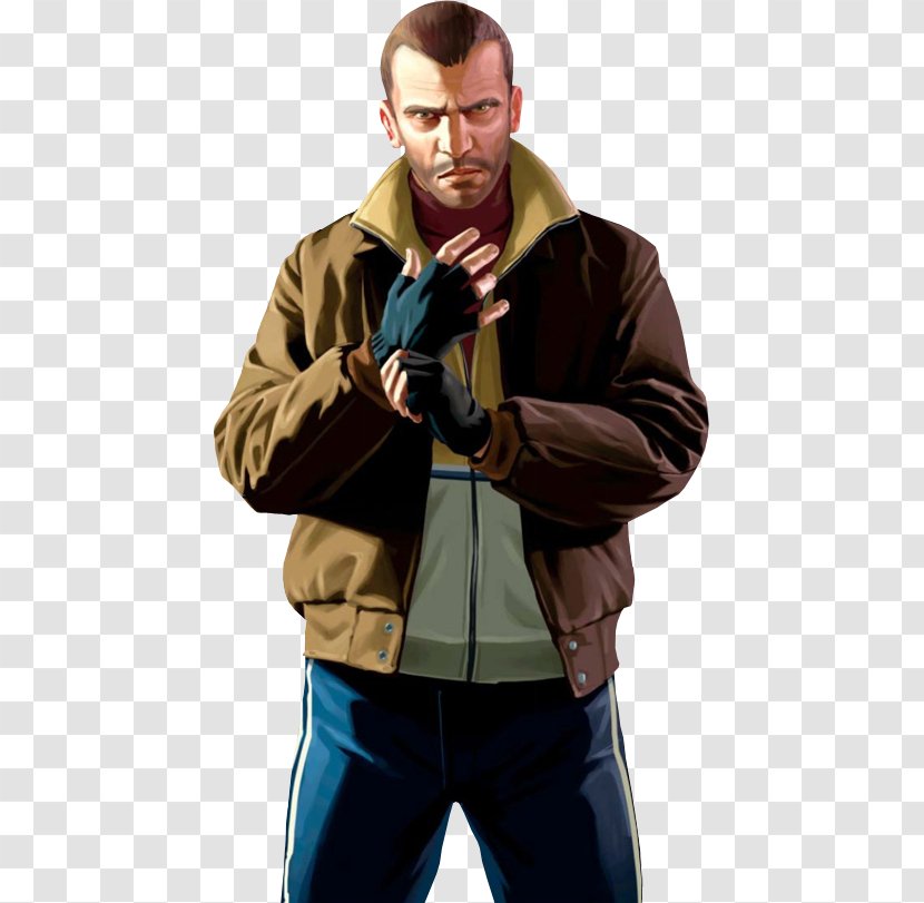 Grand Theft Auto IV: The Lost And Damned V Niko Bellic III Godfather - Jacket - Android Transparent PNG