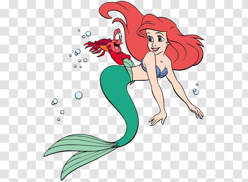 Ariel Sebastian The Little Mermaid Prince - Cartoon Transparent PNG