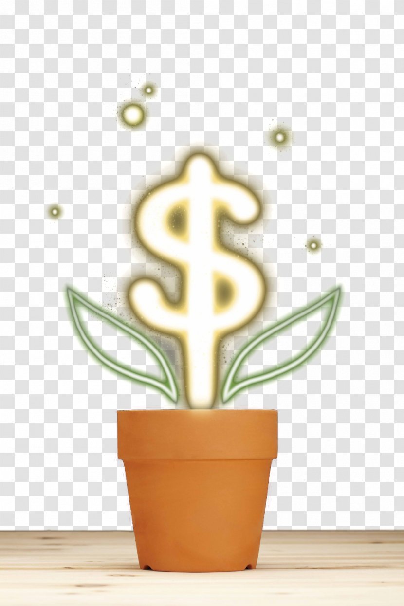 Delaware Flowerpot Yellow - Long Dollar Pot Transparent PNG