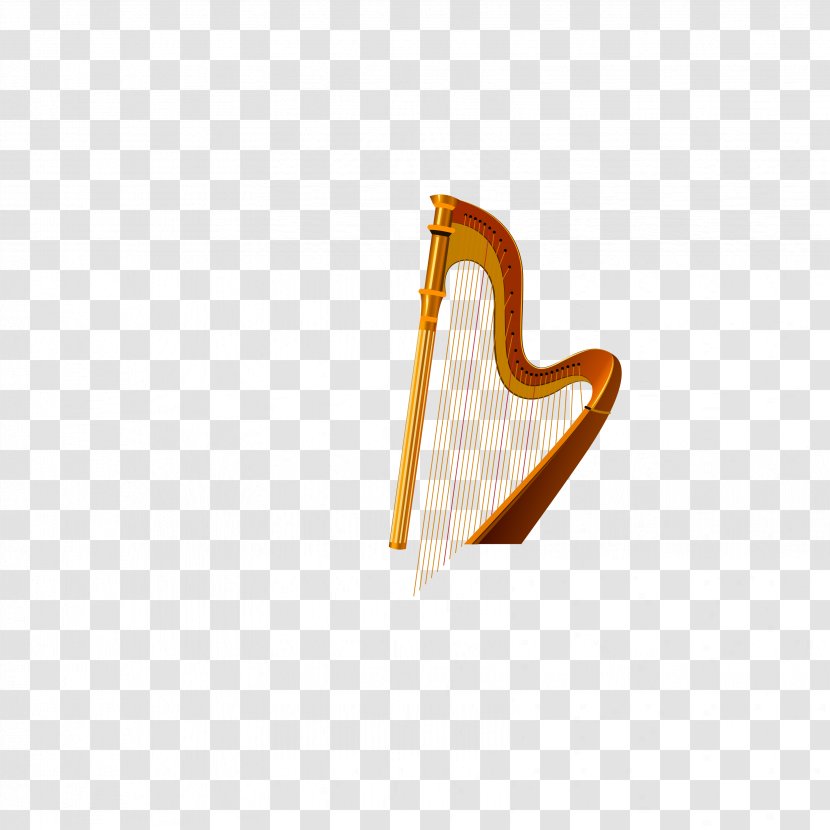 Harp Plucked String Instrument - Flower Transparent PNG