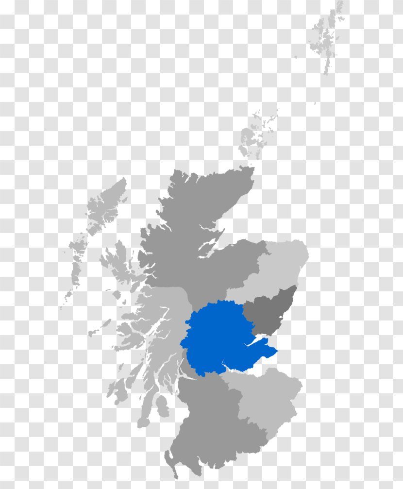 Scotland Blank Map - Andrews Transparent PNG