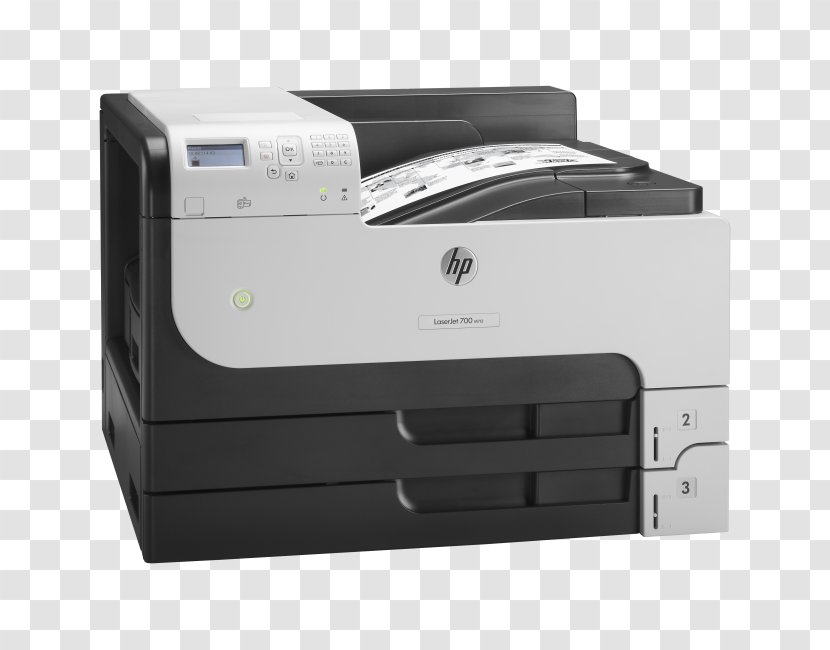 Hewlett-Packard HP LaserJet Enterprise 700 M712 Printer Laser Printing - Photocopier - Hewlett-packard Transparent PNG