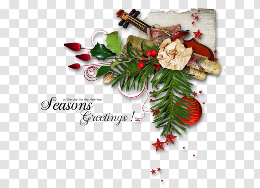Christmas Card Holiday The Walt Disney Company Ornament - Holly - Seasons Greetings Transparent PNG