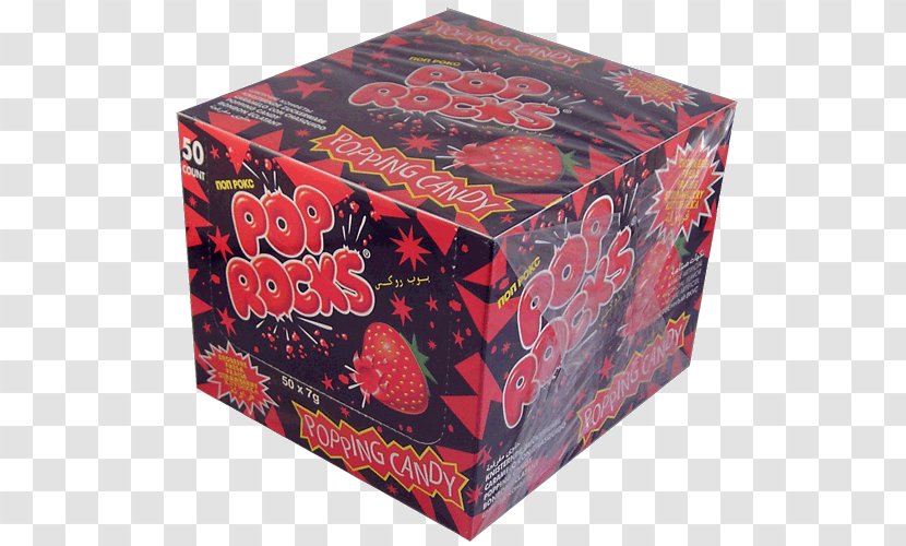 Lollipop Pop Rocks Chewing Gum Candy Zeta Espacial, S.A. - Strawberry - POP OUT Transparent PNG