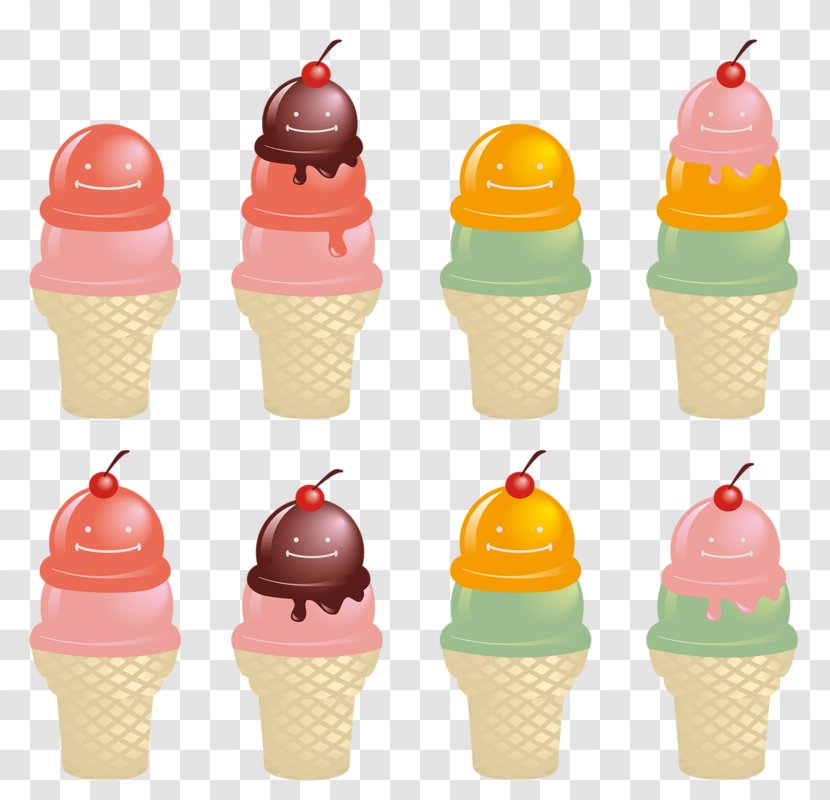 Ice Cream Cone Chocolate - Cones Transparent PNG