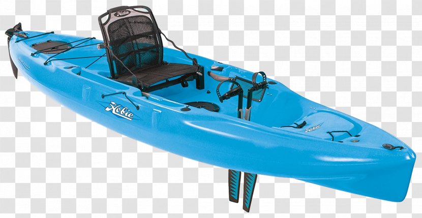 Kayak Hobie Mirage Outback Cat Sport Boat - Fishing - Hand Painted Transparent PNG