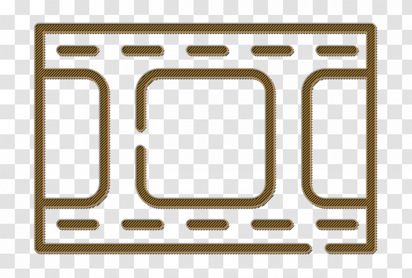 Media Technology Icon Frame Icon Film Roll Icon Transparent PNG