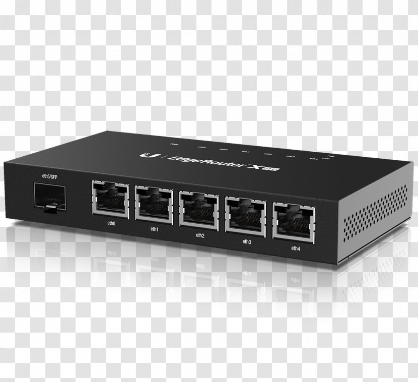 Small Form-factor Pluggable Transceiver Router Power Over Ethernet Gigabit Ubiquiti Networks - Technology - Socket Transparent PNG