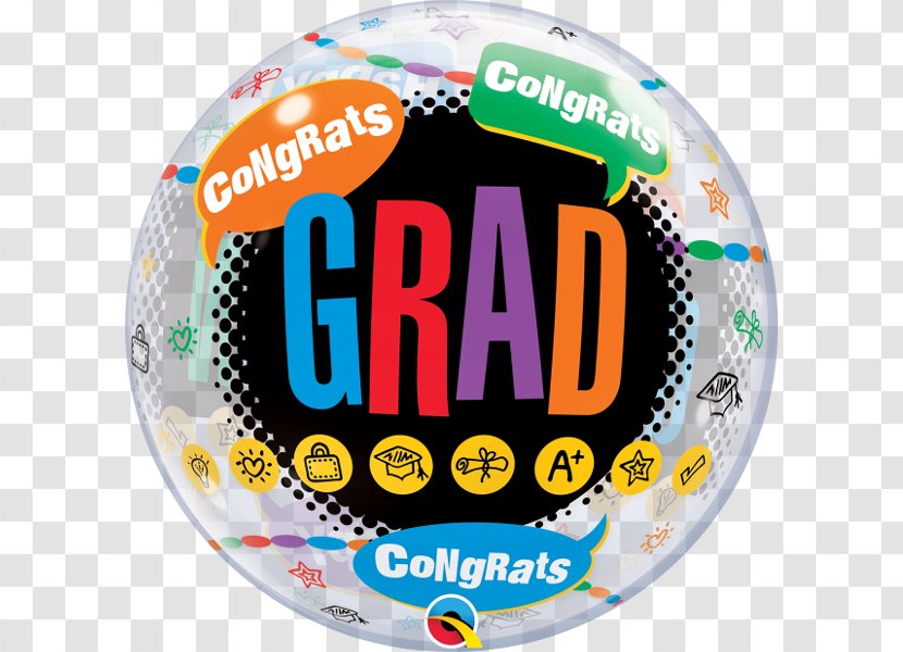 Balloon Font Recreation Product - Party Supply - Congrats Grads Transparent PNG