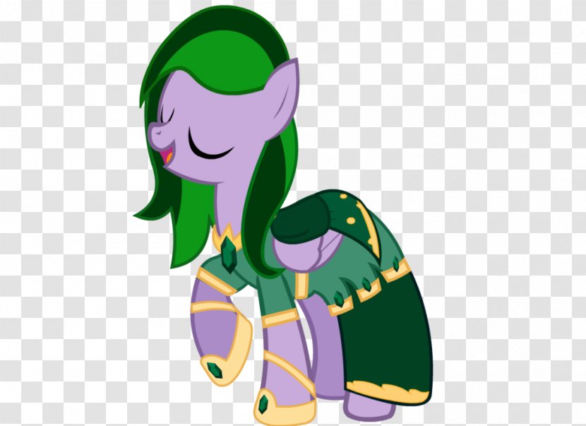 Pony Emerald Green Art - Vector Transparent PNG