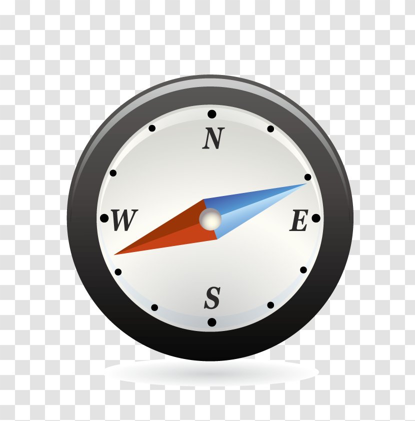 Movement Ronda Quartz Clock Swiss Made Mechanism - Wall - Vector Compass Transparent PNG