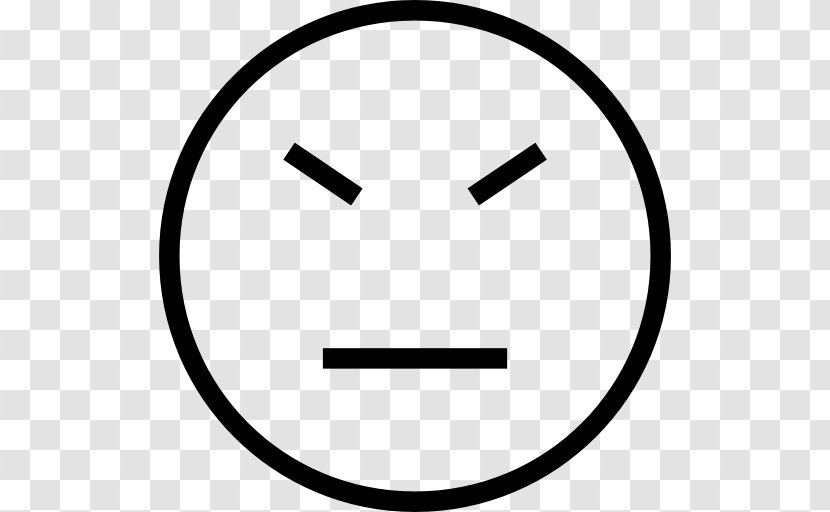 Smiley Sadness Emoticon Clip Art - Black And White Transparent PNG