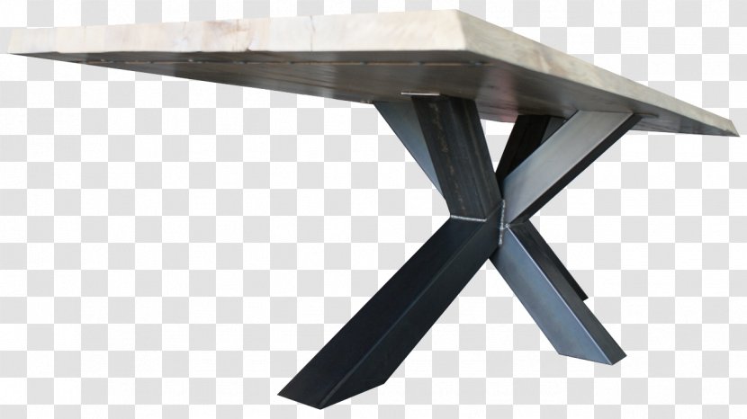 Table Eettafel Steel De Eiken Tafel Metal - Furniture - Stretch Limo Transparent PNG