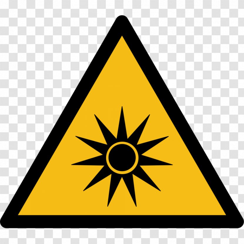 Light Optical Radiation Optics Warning Sign - Label Transparent PNG